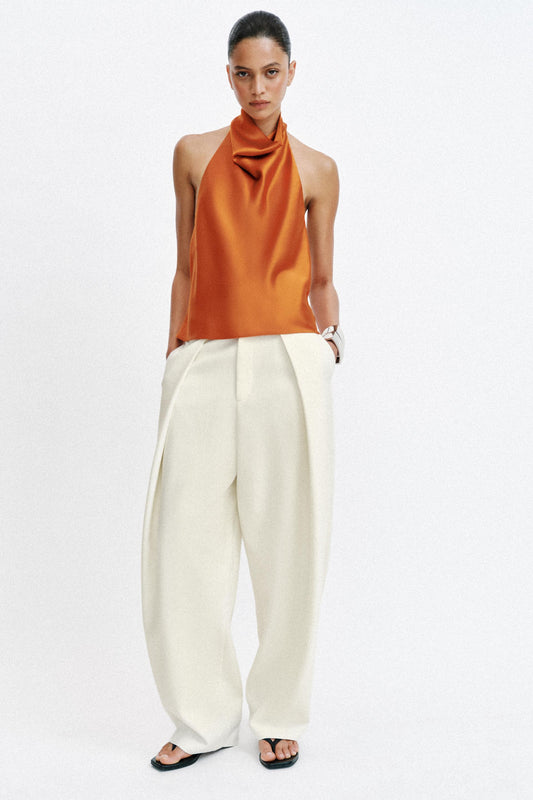 Top Halter Satiné